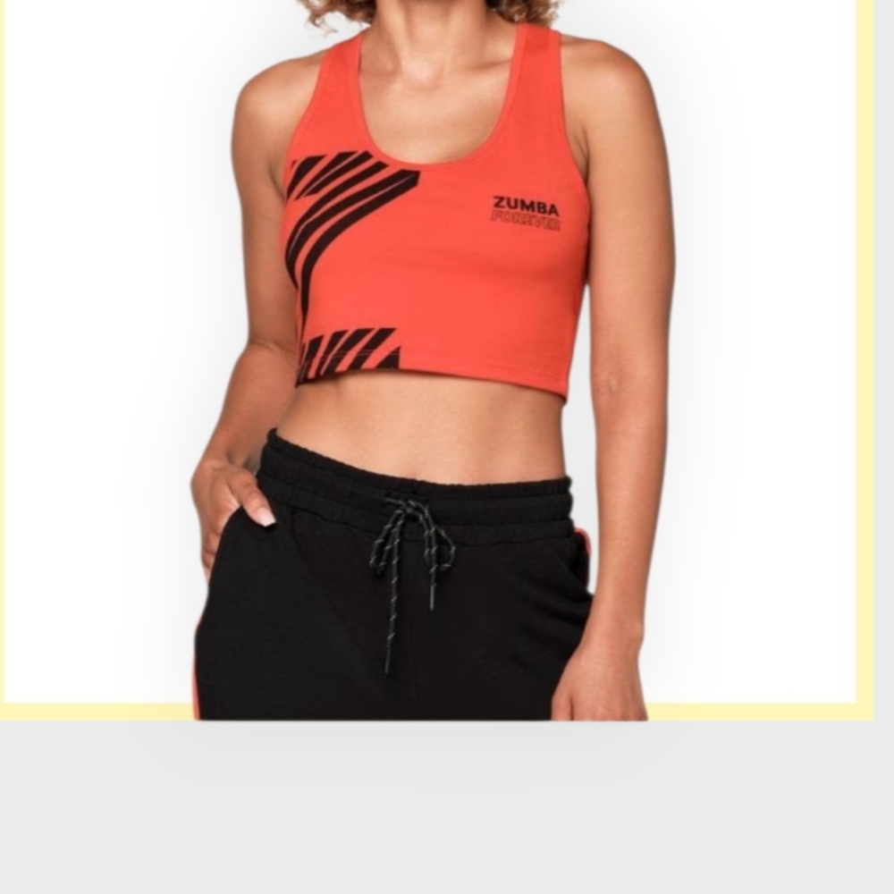 Zumba Fitness Vibrant Red Top